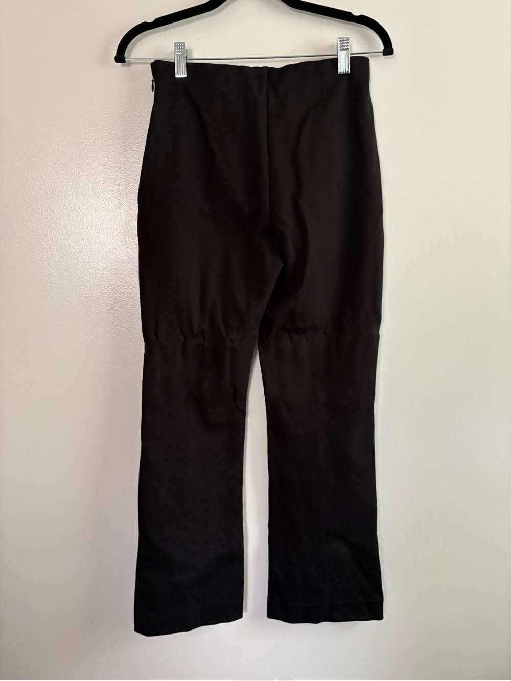 Everlane The Dream Kick Flare Black Pant Size Medium Modal Cotton Blend - Picture 3 of 11